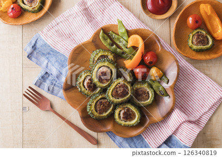 Stuffed bitter gourd Stuffed bitter gourd 126340819