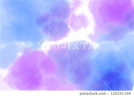 水彩藍色油漆壁紙背景 水彩藍色油漆壁紙背景 126341194