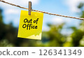 Out of Office Notice 126341349