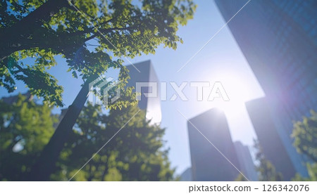 AI影像：東京城市景觀影像 126342076