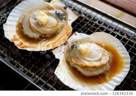 奶油醬油烤扇貝（2隻） 126342310