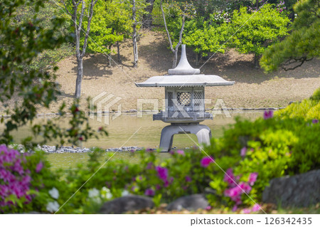 萬博紀念公園：日本庭園的真嗣池 126342435