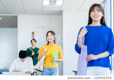 Female college student. Photo courtesy of Denpa Gakuen, Tokyo Electronics College. 126342479