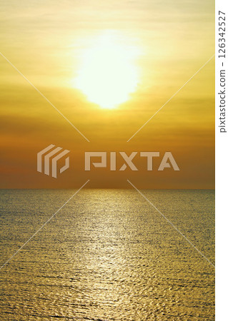 福井縣東尋坊的日落 126342527