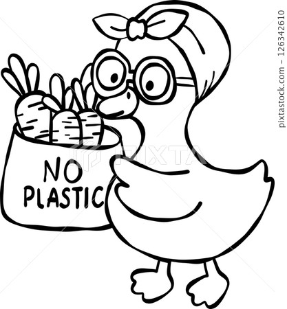 Eco Goose Illustration Eco Goose Illustration 126342610