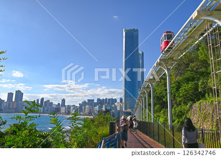 [韓國/釜山] 海雲台藍線公園空中膠囊 & 海雲台街景 126342746