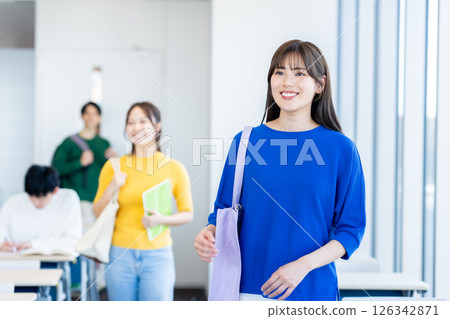 Young female college student. Photo courtesy of Denpa Gakuen, Tokyo Electronics College. Young female college student. Photo courtesy of Denpa Gakuen, Tokyo Electronics College. 126342871