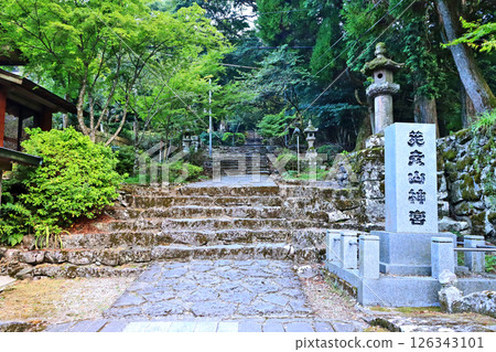 A popular tourist spot in Soeda Town, Fukuoka Prefecture: Hiko-san Shrine Approach 126343101