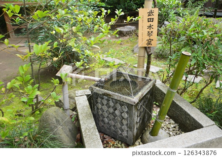 Takeda Suikinkutsu (Takeda Shrine grounds / Kofuchucho, Kofu City, Yamanashi Prefecture) Takeda Suikinkutsu (Takeda Shrine grounds / Kofuchucho, Kofu City, Yamanashi Prefecture) 126343876
