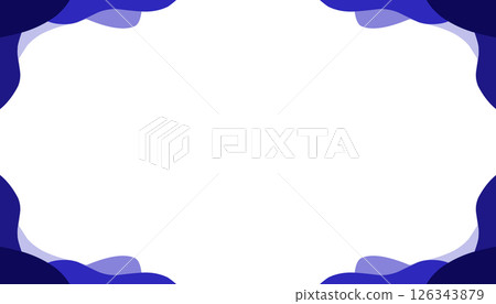 Aesthetic blue color pattern abstract background illustration 126343879