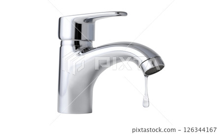 Water-saving sink mixer for sustainable bathroom upgrade 126344167