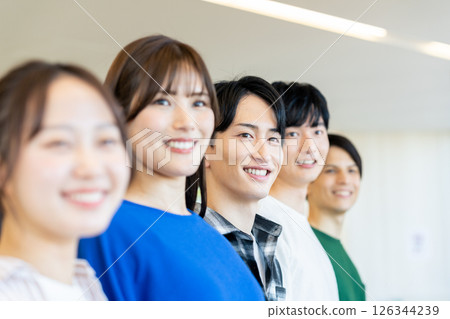 Male and female university students. Photo courtesy of Denpa Gakuen, Tokyo Electronics College. 126344239