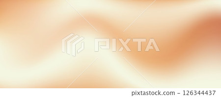 Beige gradient background. Nude color gradation texture. Broun neutral creamy light. Warm ivory pastel backdrop. Soft abstract vector blurred bg with smooth gloss. 126344437
