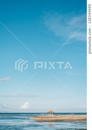 View of Sanur beach in Bali, Indonesia View of Sanur beach in Bali, Indonesia 126344949