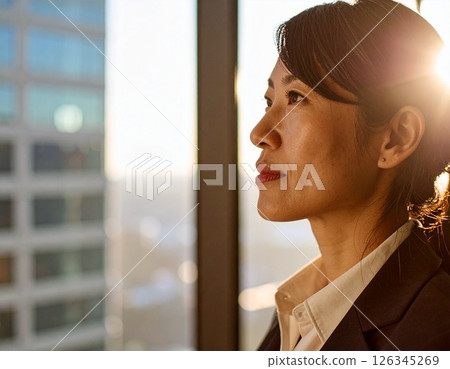 A professional image of a woman 126345269