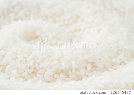 大量米（白米）的背景 126345437