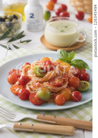 番茄冷意麵 126345494