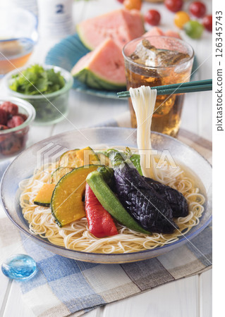 夏季蔬菜麵 夏季蔬菜麵 126345743