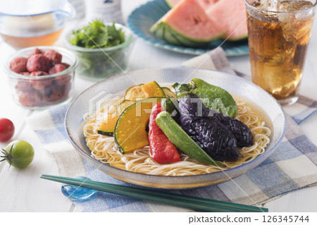 夏季蔬菜麵 夏季蔬菜麵 126345744