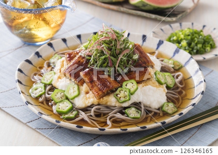 鰻魚山藥涼蕎麥麵 鰻魚山藥涼蕎麥麵 126346165