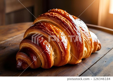 Big delicious croissants 126346184