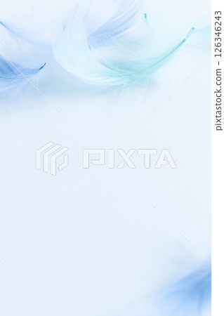 Mourning postcard feather background material 126346243