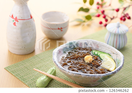 Mozuku vinegar 126346262