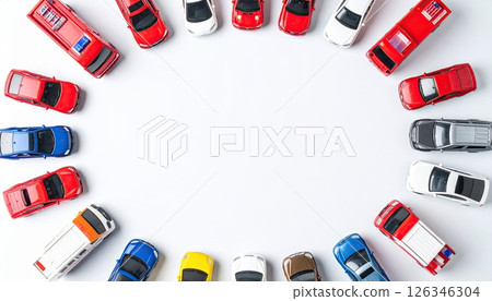 AI 圖片:大量微型汽車車架材料 AI 圖片:大量微型汽車車架材料 126346304