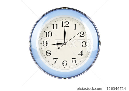wall clock isolate on white background 126346714