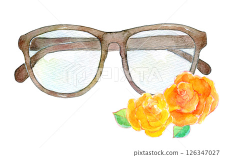 Watercolor illustration Father's Day image 126347027