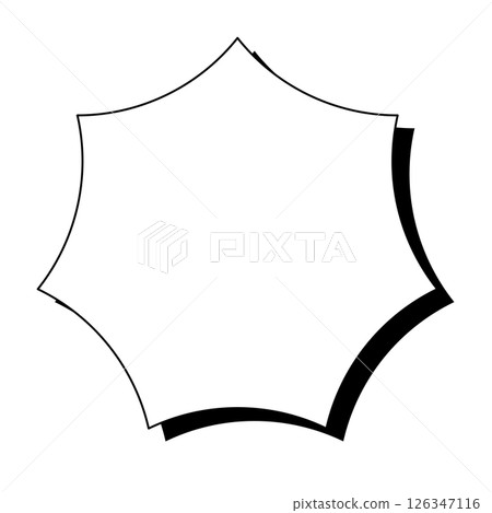 Simple illustration of thorns 126347116