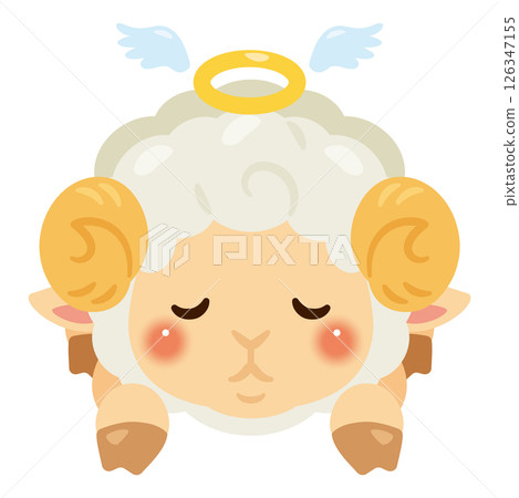 Illustration of a dead sheep 126347155