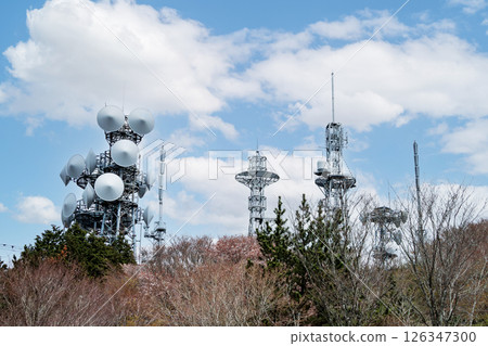 本宮山頂的電波塔（豐橋中繼站） 126347300