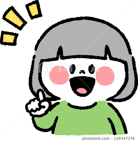 Girl teaching points Girl teaching points 126347376