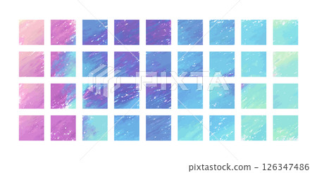 Rainbow paint texture material Vector illustration set for collages, banners, backgrounds Rainbow paint texture material Vector illustration set for collages, banners, backgrounds 126347486