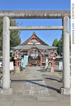 大田區內散步:大田春日神社、拜殿、大田區本町 大田區內散步:大田春日神社、拜殿、大田區本町 126347618