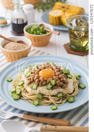 納豆山藥冷意麵 納豆山藥冷意麵 126347671