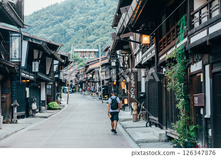 <Nagano Prefecture> The old townscape of Narai-juku <Nagano Prefecture> The old townscape of Narai-juku 126347876