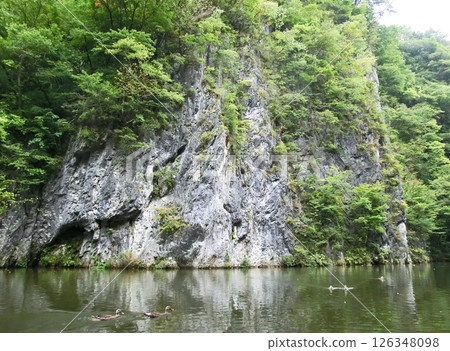 Geibi Valley (Ryoun Rock) in Ichinoseki City, Iwate Prefecture 126348098