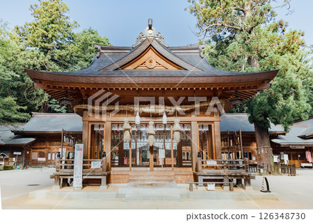 <Azumino> Hodaka Shrine, Main Shrine, Kagura Hall <Azumino> Hodaka Shrine, Main Shrine, Kagura Hall 126348730