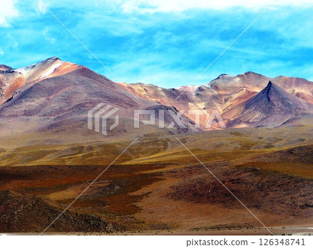 Andes mountains range 126348741
