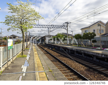 Kinunobebashi Station on the Nose Electric Railway 126348746