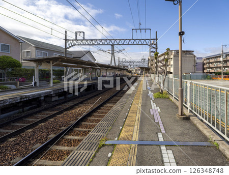 Kinunobebashi Station on the Nose Electric Railway 126348748