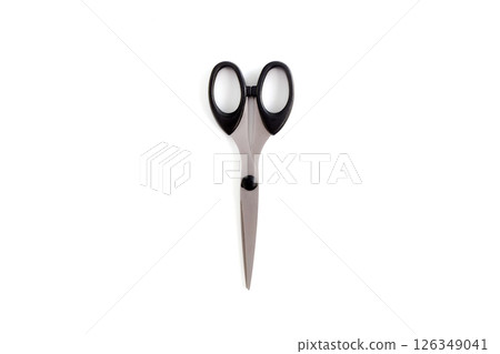 Scissors on a white background Scissors on a white background 126349041