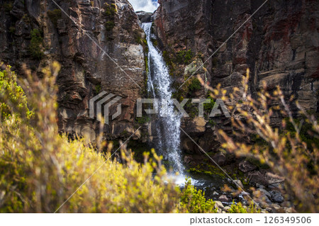 湯加里羅國家公園中的瀑布 湯加里羅國家公園中的瀑布 126349506