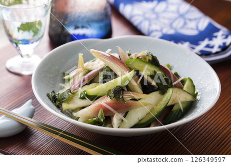 醃茗荷茄子 醃茗荷茄子 126349597