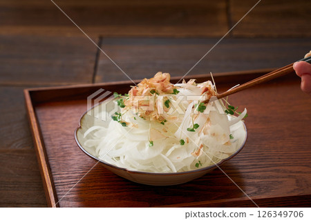Japanese-style New Onion Salad Japanese-style New Onion Salad 126349706