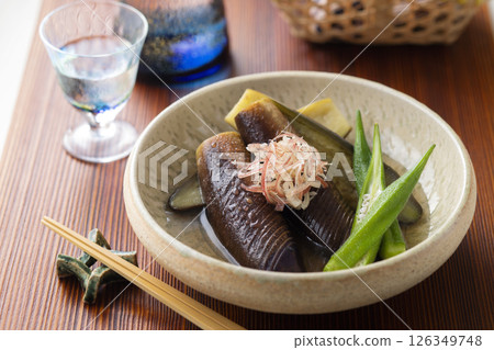 Braised eggplant Braised eggplant 126349748