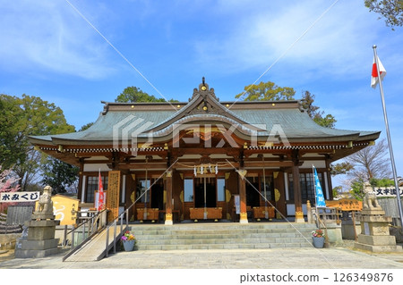 Ako Oishi Shrine in Spring 126349876