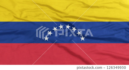 Venezuela Flag Wind Waving Close Up Venezuela Flag Wind Waving Close Up 126349930